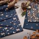 Babyrib Verspreide bloempjes | by Poppy – marineblauw,  thumbnail number 6