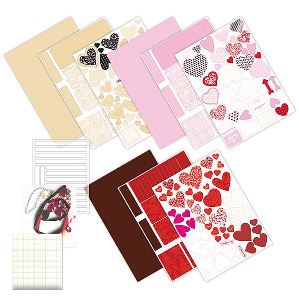 Pop-up dozenset Valentijnsdag [ 3Stuk ] – rood/pink,  image number 2