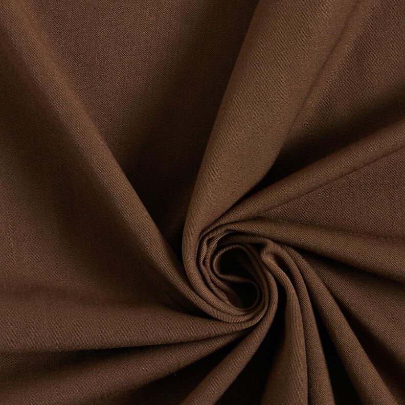 Bi-stretch gabardine – donkerbruin,  image number 1