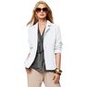 Bi-stretch gabardine – wit,  thumbnail number 6