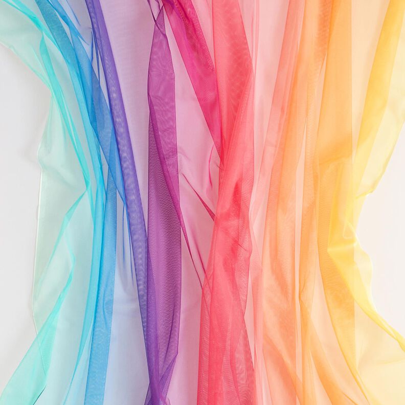 Softmesh Regenboog-verloop – aquablauw/intens roze, image number 6