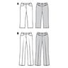 Broek | 7/8-broek, Burda 6432 | 34 - 46,  thumbnail number 4
