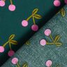 Gecoate katoen schattige kersen – donkergroen,  thumbnail number 4