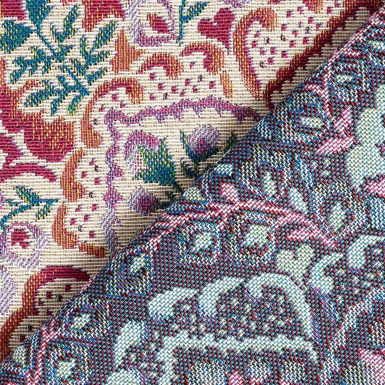 Decopaneel Gobelin grote mandala – pastelviolet/lichtbeige,  image number 4