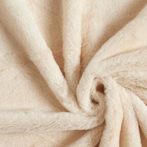 hoogwaardig effen nepbont – cashew, 