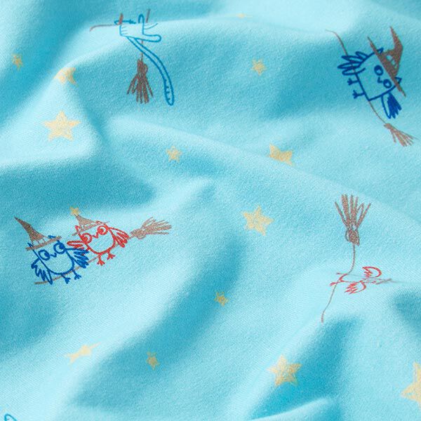 Sweatshirt geruwd Heksenbezem | PETIT CITRON – turkoois/lichtbruin, image number 2