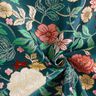 Decostof Jacquard Vintage bloemen – petroleum/donkerrood,  thumbnail number 3