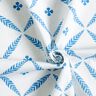 Decostof Katoenkeper elegante ruiten – wit/blauw,  thumbnail number 3