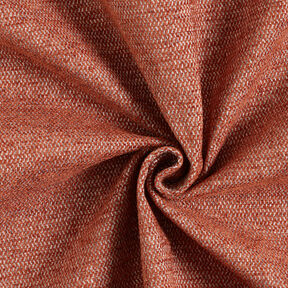 Bekledingsstof Chenille Mix – terracotta/zilvergrijs, 