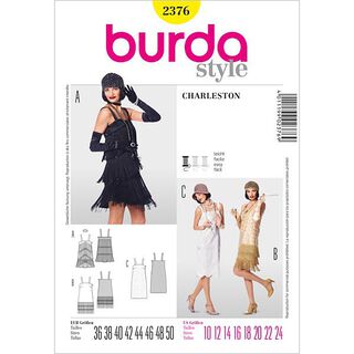 Charleston jurk, Burda 2376, 