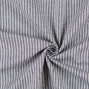 Meubelstof jacquard strip – blauw, 