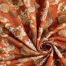 Viscosestof Vogels en wilde rozen – terracotta/karamel,  thumbnail number 3