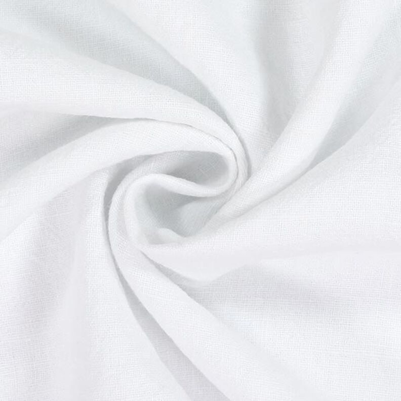 Ramie Linnen stof stone washed, zware kwaliteit – wit,  image number 2