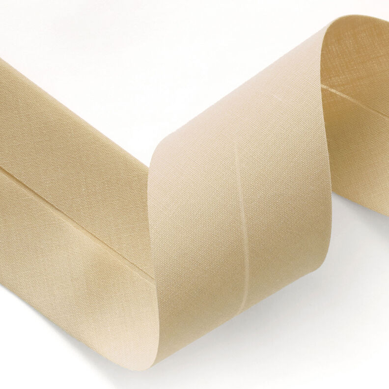 Biasband Polycotton [50 mm] – lichtbeige,  image number 2