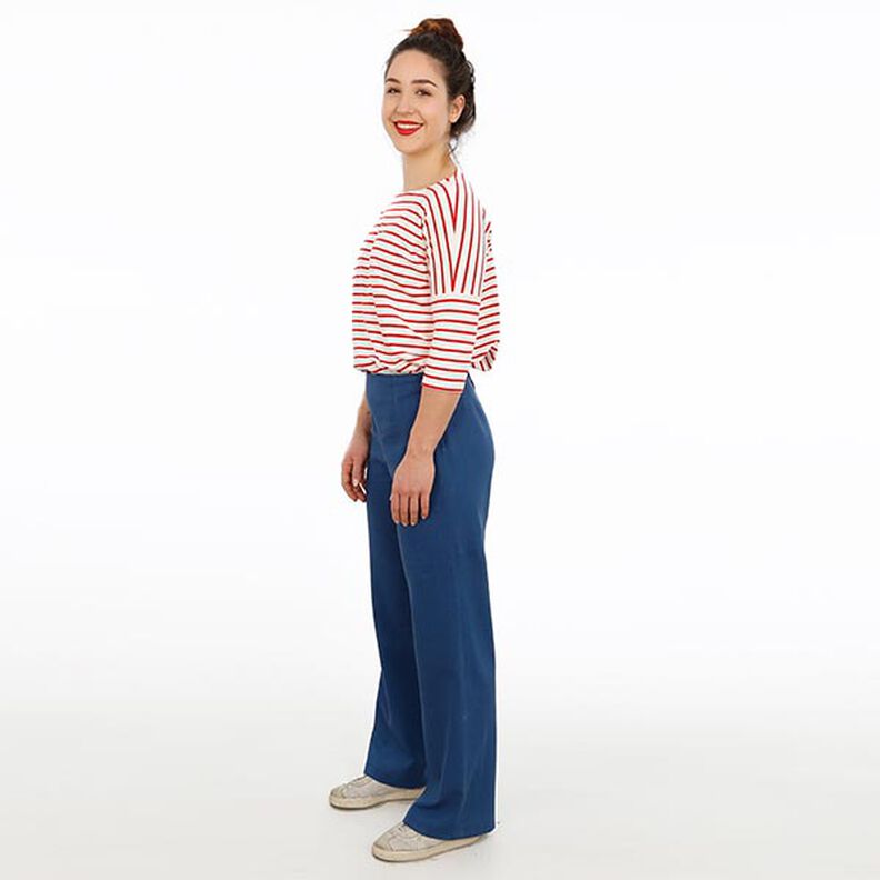 FRAU ELENA - eenvoudige broek met rechte pijpen, Studio Schnittreif  | XS -  XXL,  image number 3