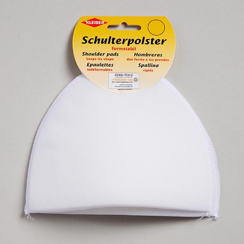 Schoudervulling zonder haakjes [2 stuks | 12,5 x 13,5 x 6 cm] - wit | KLEIBER,  image number 1