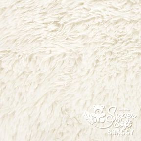 SHAGGY pluche [1 M X 0,75 M | Flor: 20 MM] - wolwit | Kullaloo, 