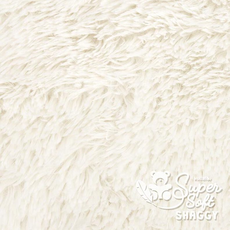 SHAGGY pluche [1 M X 0,75 M | Flor: 20 MM] - wolwit  | Kullaloo,  image number 2