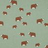 Katoenjersey Beren | Poppy Fabrics – riet/kastanjebruin,  thumbnail number 1
