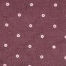 Teddy pluche Geborduurde bloempjes | Poppy Fabrics – donker oudroze,  thumbnail number 1
