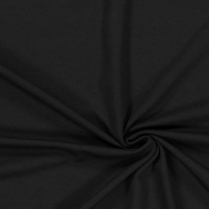 Viscose jersey medium – zwart,  image number 1