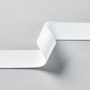 Gladde elastiekband [3 m | 30 mm] – wit, 
