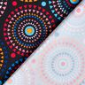 Badpakstof Mandala – zwart blauw/vuurrood,  thumbnail number 4