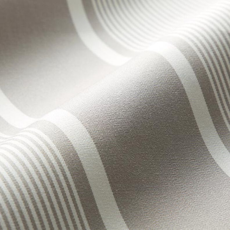 Outdoorstof Canvas Strepenmix – lichtgrijs/wit,  image number 3