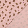 GOTS Mousseline/dubbel gehaakte stoffen Vogels en harten | Poppy Fabrics – oudroze,  thumbnail number 5