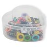 Ringetjes met schijfjes, in hartvormig doosje [11 mm] | Prym – rood,  thumbnail number 1