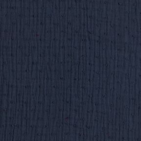 Mousseline/dubbel gehaakte stoffen dobby – marineblauw, 