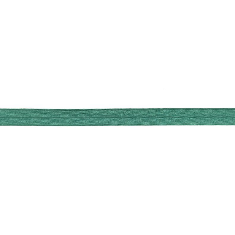 Elastische boordstrook  glanzend [15 mm] – jeneverbesgroen,  image number 1