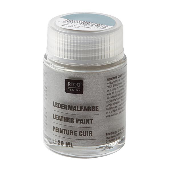 Leren verfkleur [20 ml] | RICO DESIGN - zilver,  image number 1