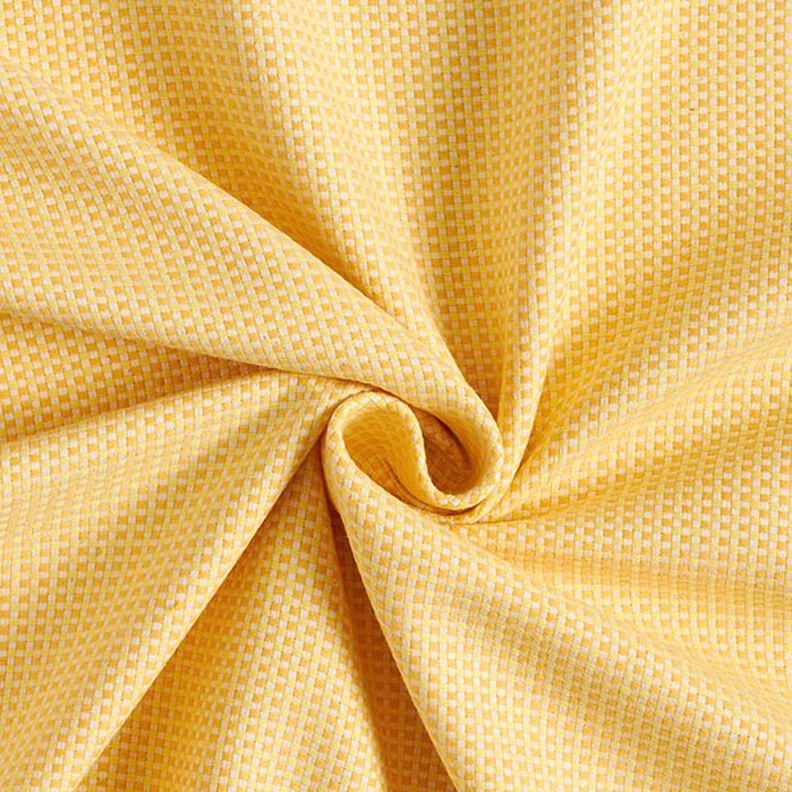 Decostof Jacquard Structuur effen – geel,  image number 3