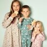Katoenjersey Kabouters in de sneeuw – roos,  thumbnail number 7