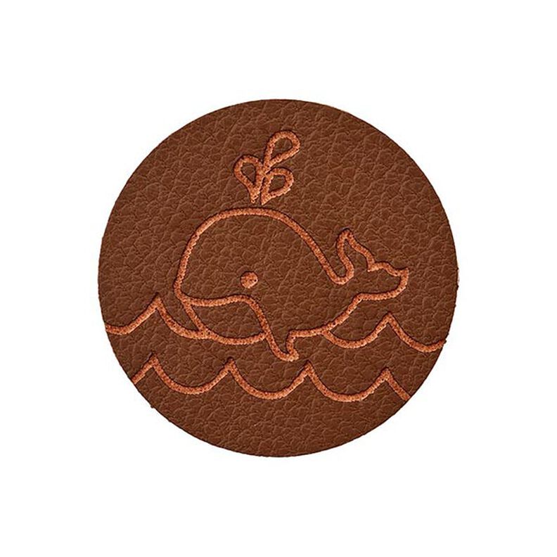Decoratie walvis [ 23 mm ] – donkerbruin,  image number 1