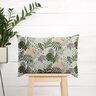 Katoenen stof Cretonne Abstracte jungleplanten – wit/groen,  thumbnail number 8