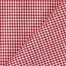Katoenen stof Vichy ruit 0,2 cm – rood/wit,  thumbnail number 3