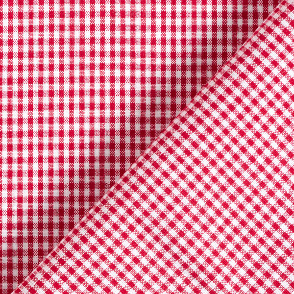 Katoenen stof Vichy - 0,2 cm – chili, image number 3