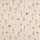 Decostof Half panama gedroogde bloemen – natuur/roze,  thumbnail number 1