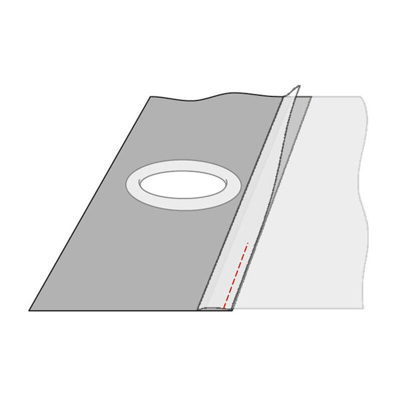 Oogjesband, 100 mm – grijs | Gerster,  image number 4