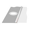 Oogjesband, 100 mm – grijs | Gerster,  thumbnail number 4