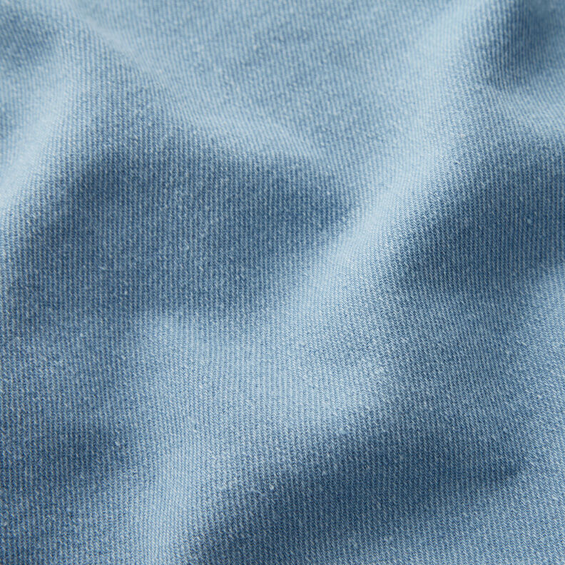 Katoen-denim stretch medium – lichtblauw, image number 2