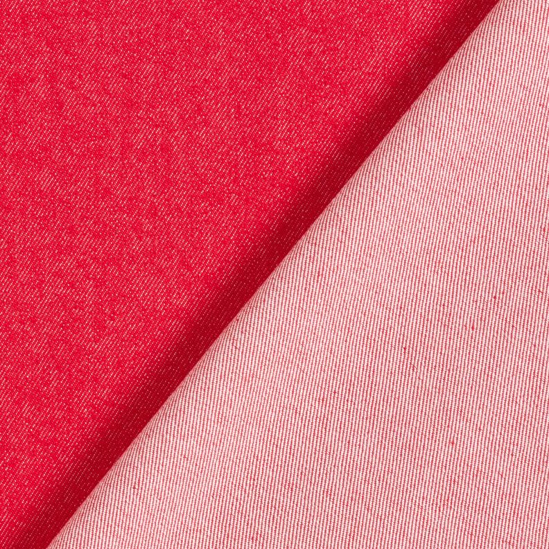 Stretch denim katoenmix medium – rood,  image number 3