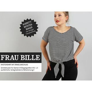 FRAU BILLE - casual hemd met knoopsluiting en omgeslagen mouwen, Studio Schnittreif  | XS -  L, 