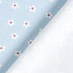 Katoenjersey Schattige bloemetjes – babyblauw,  thumbnail number 4