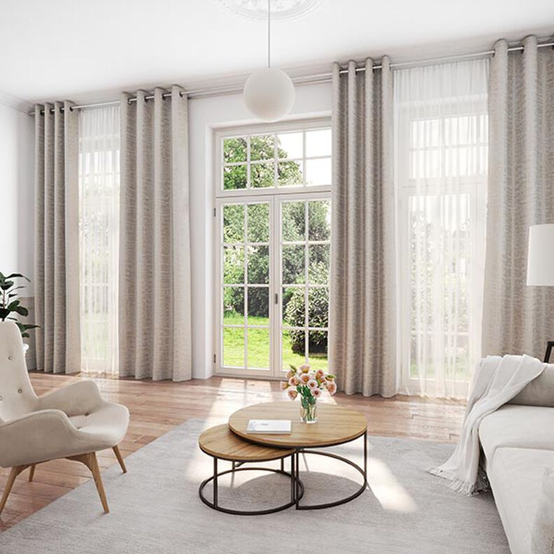 Verduisteringsstof metallic glans – beige/goud,  image number 7