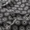 Katoenjersey bloemen laten schijnen – zwart,  thumbnail number 2