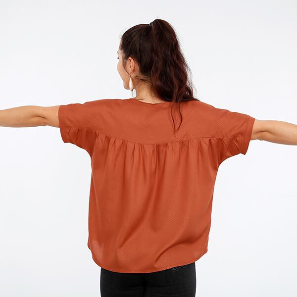 FRAU SUZY - losse blouse met korte mouwen en ruches, Studio Schnittreif  | XS -  XXL,  image number 5