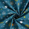 Katoenen stof Cretonne sterrenbeelden – oceaanblauw,  thumbnail number 3